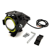 Motosiklet U7 Sis Farı Led Işık Uyumlu Mercekli Uzun Kısalı Çakarlı Model Elektrikli Scooter
